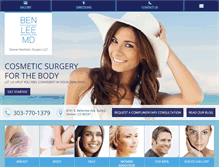 Tablet Screenshot of benleemd.com